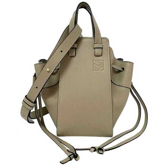 LOEWE Beige Leather Hammock Shoulder Bag - Picture 1 of 10
